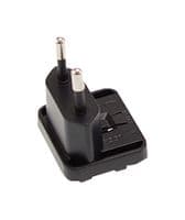 AC PLUG-EU2 - MEAN WELL - AC PLUG-EU2 - Power Supply Accessory, Interchangeable AC Input Plug, Euro, GEM12I05 Series