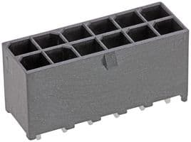 76829-0112 - MOLEX - 76829-0112 - Pin Header, Wire-to-Board, 5.7 mm, 2 Rows, 12 Contacts, Through Hole Straight
