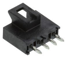 105309-1104 - MOLEX - 105309-1104 - Pin Header, Wire-to-Board, 2.5 mm, 1 Rows, 4 Contacts, Through Hole Straight