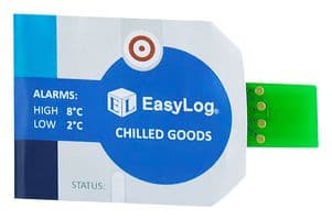 EL-CC-1-001 PK10 - LASCAR - EL-CC-1-001 PK10 - Data Logger, 8°C High Alarm Level, Temperature, 1 Channel, 32600 Samples, USB, LED Indicator