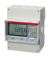 B23 112-100 - ABB - B23 112-100 - Energy Meter, Modular, DIN Rail, Three Phase, 65 A, 220 to 400 Vac, Class B, Pulse Output, RS485
