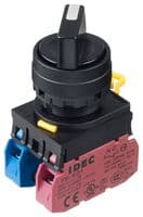 YW1S-21E11 - IDEC - YW1S-21E11 - Rotary Switch, 2 Position, 90 °, 10 A, 120 V, YW Series