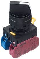 YW1S-2E11 - IDEC - YW1S-2E11 - Rotary Switch, 2 Position, 90 °, 10 A, 120 V, YW Series