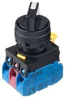 YW1S-31E21 - IDEC - YW1S-31E21 - Rotary Switch, 3 Position, 45 °, 10 A, 120 V, YW Series