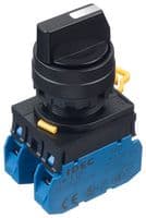 YW1S-33E20 - IDEC - YW1S-33E20 - Rotary Switch, 3 Position, 2 Pole, 45 °, 10 A, 120 V, YW Series