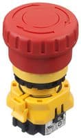 XW1E-BV402R - IDEC - XW1E-BV402R - Emergency Stop Switch, DPST-NC, Push-Pull, Screw, 5 A, 125 V