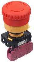 YW1B-V4E01R - IDEC - YW1B-V4E01R - Emergency Stop Switch, SPST-NC, Pull/Turn to Reset, Screw, 10 A, 120 V