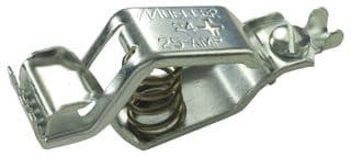 BU-24APS - MUELLER ELECTRIC - BU-24APS - Test Clip, Heavy Duty, Steel, Zinc Plated, 19 mm, 25 A