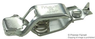 BU-25 - MUELLER ELECTRIC - BU-25 - Test Clip, Automotive, Steel, Zinc Plated, 19 mm, 40 A