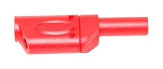 BU-31104-2 - MUELLER ELECTRIC - BU-31104-2 - Banana Test Connector, Stackable 4mm, Plug, Cable Mount, 20 A, 1 kV, Nickel Plated Contacts, Red
