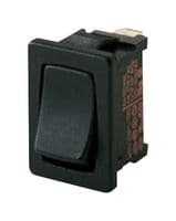 01803.1202-01 - MARQUARDT - 01803.1202-01 - Rocker Switch, Momentary Spring Return, SPDT, Non Illuminated, Panel Mount, Black, 1800 Series