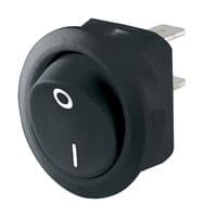 01881.1103-01 - MARQUARDT - 01881.1103-01 - Rocker Switch, On-Off, SPST, Non Illuminated, Panel Mount, Black, 1881 Series