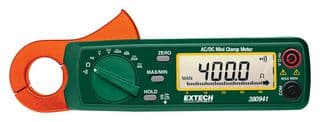 380941 - EXTECH INSTRUMENTS - 380941 - Clamp Meter, AC/DC Current, AC/DC Voltage, Frequency, Resistance, 200 A, 400 V, 400 V, 400 ohm