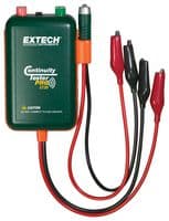 CT20 - EXTECH INSTRUMENTS - CT20 - Cable Continuity Tester, Pro, Remote Probe, Test Leads with Crocodile Clips, 9V Battery & Pouch