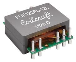 POE120PL-12L_ - COILCRAFT - POE120PL-12L_ - Planar Transformer, PoE, 120 W, 2:1:1, 50 µH, SMT