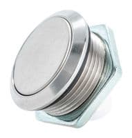48M-110N - ITW SWITCHES - 48M-110N - Vandal Resistant Switch, 48-EM Series, 19.4 mm, SPST-NO-DB, Momentary, Round, Natural