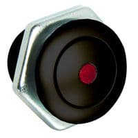 57M-121R - ITW SWITCHES - 57M-121R - Vandal Resistant Switch, Miniature, 57M-EM Series, 16.1 mm, SPST-NO-DB, Momentary, Round, Natural