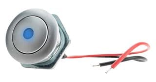 57M-211B - ITW SWITCHES - 57M-211B - Vandal Resistant Switch, Miniature, 57M-EM Series, 16.1 mm, SPST-NO-DB, Maintained, Round, Natural
