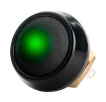 59-411G - ITW SWITCHES - 59-411G - Industrial Pushbutton Switch, Miniature, 59 Series, 13.6 mm, SPST-NO-DB, Momentary, Round, Black
