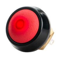 59-412R - ITW SWITCHES - 59-412R - Industrial Pushbutton Switch, Miniature, 59 Series, 13.6 mm, SPST-NO-DB, Momentary, Round, Red