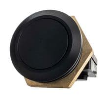 76-9513/4044B - ITW SWITCHES - 76-9513/4044B - Vandal Resistant Switch, 76-95 Series, 19.3 mm, SPDT-DB, Momentary, Round, Black
