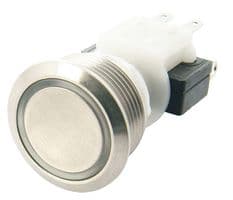 H48M-212W/4044 - ITW SWITCHES - H48M-212W/4044 - Industrial Pushbutton Switch, H48M Series, 19.5 mm, SPDT-DB, Maintained, Round, Natural