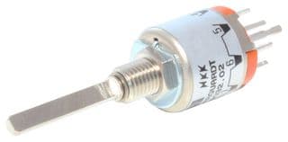 09032.0200-00 - MARQUARDT - 09032.0200-00 - Rotary Switch, 4 Position, 2 Pole, 45 °, 5 A, 48 V
