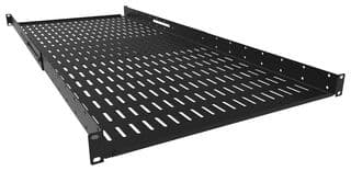 ADSV3642BK.. - HAMMOND - ADSV3642BK.. - Rack Shelf, Adj Depth, 1U, 483 mm, 1.07 m, 19" Width Panel Racks, 19.02 ", 42 "