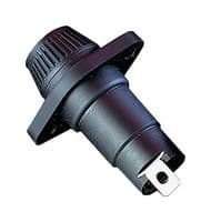 05710007LXP - LITTELFUSE - 05710007LXP - Fuseholder, Panel Mount, 600V, 30A, Class CC, Solder / Quick Connect, Fingergrip Cap