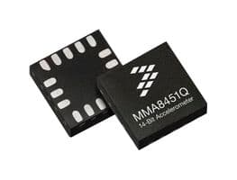 MMA8452QR1 - NXP - MMA8452QR1 - MEMS Accelerometer, ± 2g, ± 4g, ± 8g, X, Y, Z, I2C, QFN, 16 Pins