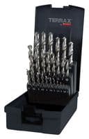 A214215RO - RUKO - A214215RO - Drill Bit Set, Step, Terrax Twist, HSS, 1 mm - 13 mm, 25 Piece