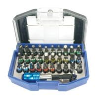 D0488- BIT SET -5032 - DURATOOL - D0488- BIT SET -5032 - Bit Set, Hex, Chrome Plated, 31 Piece