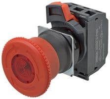 A22NE-M-P202-C - OMRON INDUSTRIAL AUTOMATION - A22NE-M-P202-C - Emergency Stop Switch, DPST-NC, Pushlock Turn Reset, Screw, 10 A, 120 V