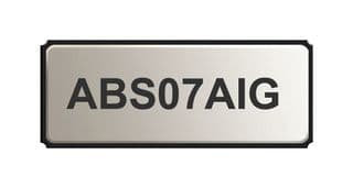 ABS07AIG-32.768KHZ-T - ABRACON - ABS07AIG-32.768KHZ-T - Crystal, AEC-Q200, ABS07AIG, 32.768 kHz, 20 ppm, 12.5 pF
