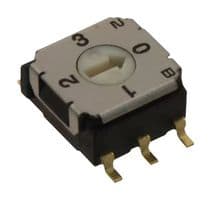 CS-7-14TB - NIDEC COMPONENTS - CS-7-14TB - Rotary Switch, SMD, 4 Position, 1 Pole, 90 °, CS-7 Series
