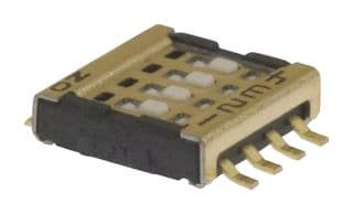 CVS-01TB - NIDEC COMPONENTS - CVS-01TB - DIP / SIP Switch, 1 Circuits, Slide, Surface Mount, SPST, 6 V, 100 mA