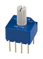 SS-10-15SP-LE - NIDEC COMPONENTS - SS-10-15SP-LE - Rotary Switch, Through Hole, 5 Position, 1 Pole, 30 °, SS-10 Series