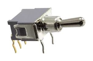 ATE1D-6M3-10-Z - NIDEC COMPONENTS - ATE1D-6M3-10-Z - Toggle Switch, Subminiature, On-On, SPDT, Non Illuminated, ATE Series, Through Hole, 50 mA