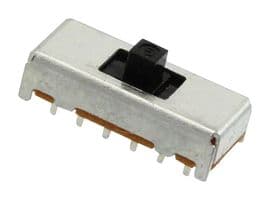 MFS401N-2-Z - NIDEC COMPONENTS - MFS401N-2-Z - Slide Switch, Sub-Miniature, 4PDT, On-On, Through Hole, MFS Series, 300 mA