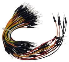 21-18992 - MULTICOMP PRO - 21-18992 - Wire Kit, Jumper, Male to Male, Solderless, 100 mm - 250 mm, 75 Piece