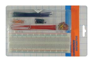 21-19080 - MULTICOMP PRO - 21-19080 - Prototyping Kit, Breadboard, 166 mm x 55 mm x 8.5 mm, 630 - 200 Tie Point