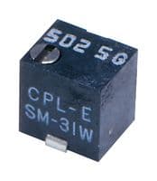 SM-31TW102 - NIDEC COMPONENTS - SM-31TW102 - Trimmer, Multi Turn, RuO2 Cermet, Top Adjust, 1 kohm, Surface Mount, 5 Turns