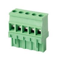 20.910M/2-E - IMO PRECISION CONTROLS - 20.910M/2-E - Pluggable Terminal Block, 5 mm, 2 Ways, 28 AWG, 14 AWG, 1.5 mm², Screw