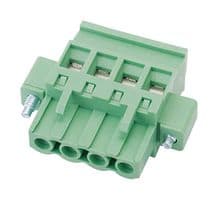 20.910MF/4-E - IMO PRECISION CONTROLS - 20.910MF/4-E - Pluggable Terminal Block, 5 mm, 4 Ways, 28 AWG, 14 AWG, 2.5 mm², Screw