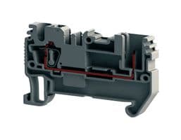SCP2.5GREY - IMO PRECISION CONTROLS - SCP2.5GREY - DIN Rail Mount Terminal Block, 2 Ways, 28 AWG, 12 AWG, 2.5 mm², Clamp, 24 A