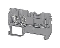 SCP212.5GREY - IMO PRECISION CONTROLS - SCP212.5GREY - DIN Rail Mount Terminal Block, 3 Ways, 28 AWG, 12 AWG, 2.5 mm², Clamp, 24 A