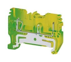 SCPPE2.5P - IMO PRECISION CONTROLS - SCPPE2.5P - DIN Rail Mount Terminal Block, 3 Ways, 28 AWG, 12 AWG, 2.5 mm², Clamp, 24 A