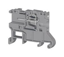 SCP-HO2.5GREY - IMO PRECISION CONTROLS - SCP-HO2.5GREY - DIN Rail Mount Terminal Block, 2 Ways, 28 AWG, 12 AWG, 2.5 mm², Clamp, 24 A