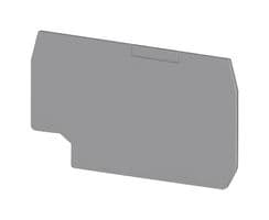 EPSCP2.5GREY - IMO PRECISION CONTROLS - EPSCP2.5GREY - Accessory, IMO SCP Series DIN Rail Terminal Blocks, End Plate, SCP