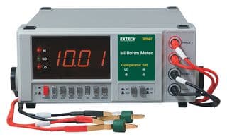 380562 - EXTECH INSTRUMENTS - 380562 - Ohmmeter, 4-Wire, 0.02ohm, 0.2ohm, 2ohm, 20ohm, 200ohm, 2kohm, 20kohm, 1e-005 ohm, 0.2% + 6d